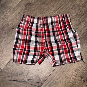 Garanimals Red and Black Checkered Shorts